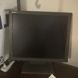 Envision Monitor Vga With An Adapter Hooked On For Laptop Or Computer
