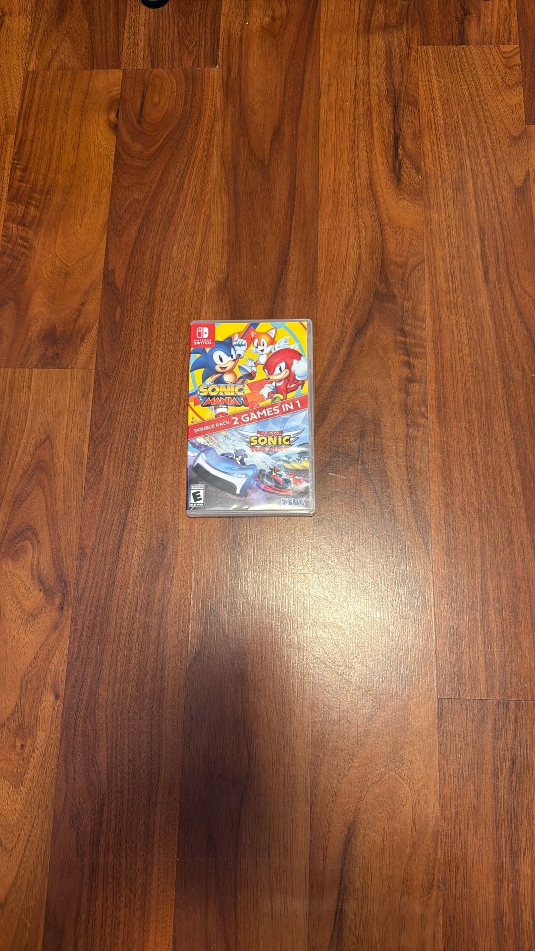 Sonic mania, double pack two games in one team sonic racing Nintendo switch