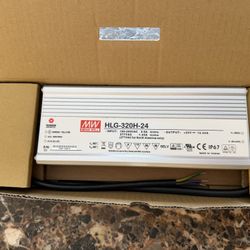 NEW MEAN WELL HLG-320H-24 LED DRIVER selling on Amazon for $155