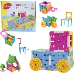 Toys Building Blocks Stem Educational Construction Set, 81pcs Creative Thinker Kit Activities Learning Birthday Gift for Kid Child Age 4 5 6 7 8 9 10