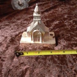 Chrome Church Mini 2 Candle Holder