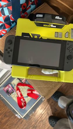 Nintendo Switch Console with Gray Joy-Cons Everything but dock included