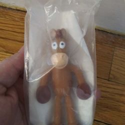 Disney Kellogg's Toy Story Bendable Bullseye 4” Figure In Sealed New Package
