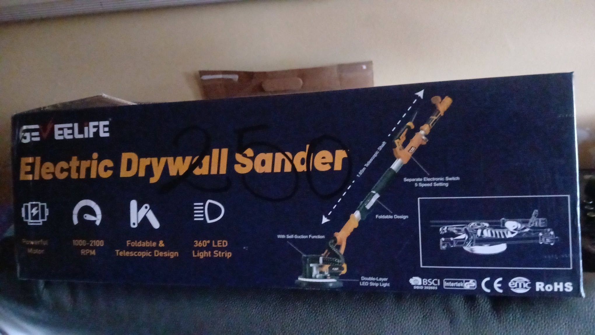 NEW GEEELIFE Drywall Electric Sander – Never Used – $220 OBO