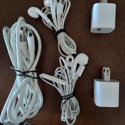 Apple wired headphones and accessories 