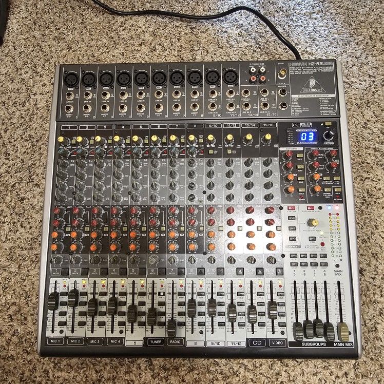 Behringer XENYX X2442USB 24 Channel 2-Bus Mixing Console