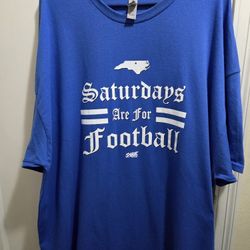 Blue Men's Football T-shirt 3XL
