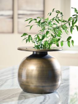 Fedorleigh Antique Brass 11" Height Vase