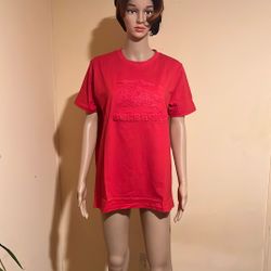 Burberry  tShirt Color Red Size Small