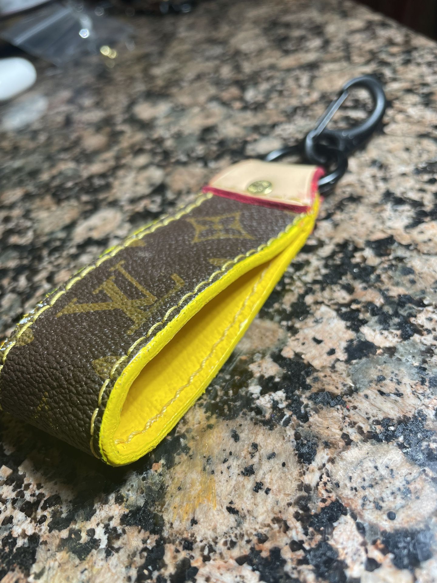 Upcycled LV Key chain wristlet – Anagails