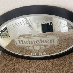 Heineken Beer Mirror Sign