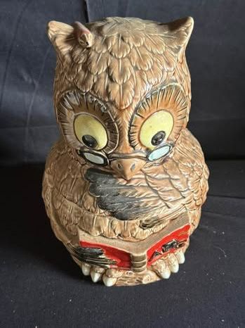 Vintage Owl Cookie Jar