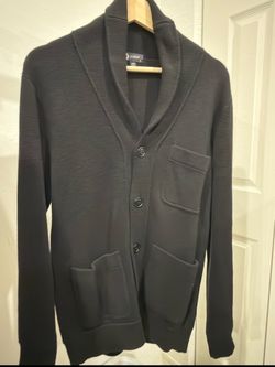 Black Boy Cardigan Sweater