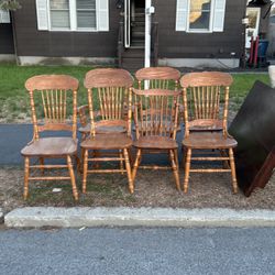 Free Antique Chairs, Table & Shelves