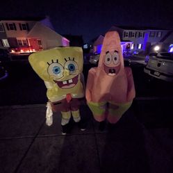 SpongeBob And Patrick Blows Up Costumes