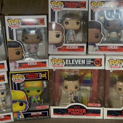 Stranger Things And Disney Funko Pops