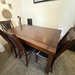 Napa Rectangle Table, Chairs And Bench