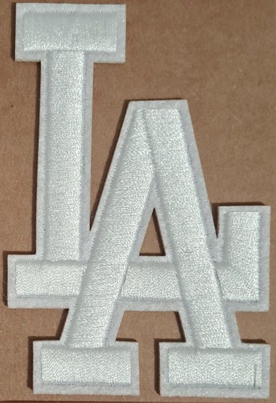 Los Angeles Dodgers embroidered Iron on patch 6 ct.