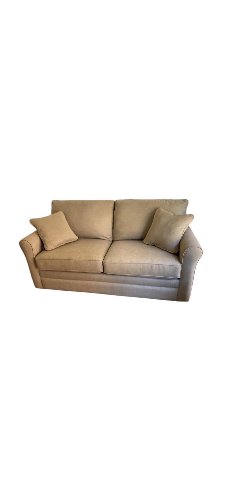 Beige La-Z-Boy Leah Supreme Comfort Full Sleeper Sofa