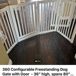 Pet Gate With Door 