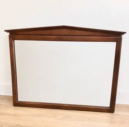Vintage Wood Mirror
