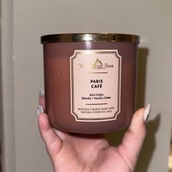 Bath And Bodywork’s Whitebarn 3-wick Candle! (Paris Cafe)
