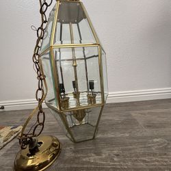 Vintage Brass Chandelier