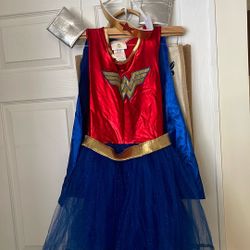 girl size large wonder woman costume