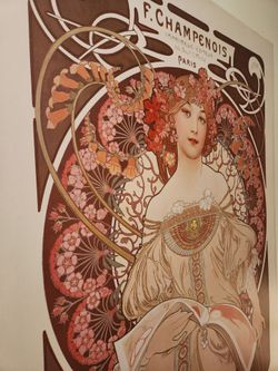 Alphonse Mucha 'Reverie' Canvas (1897)