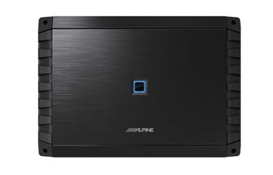 Alpine S2-A55V S-Series Class-D 5-Channel Amplifier, Hi-Res Certified, 40W x 4 + 200W x 1 @ 4 Ω, 60W x 4 + 300W x 1 @ 2 Ω