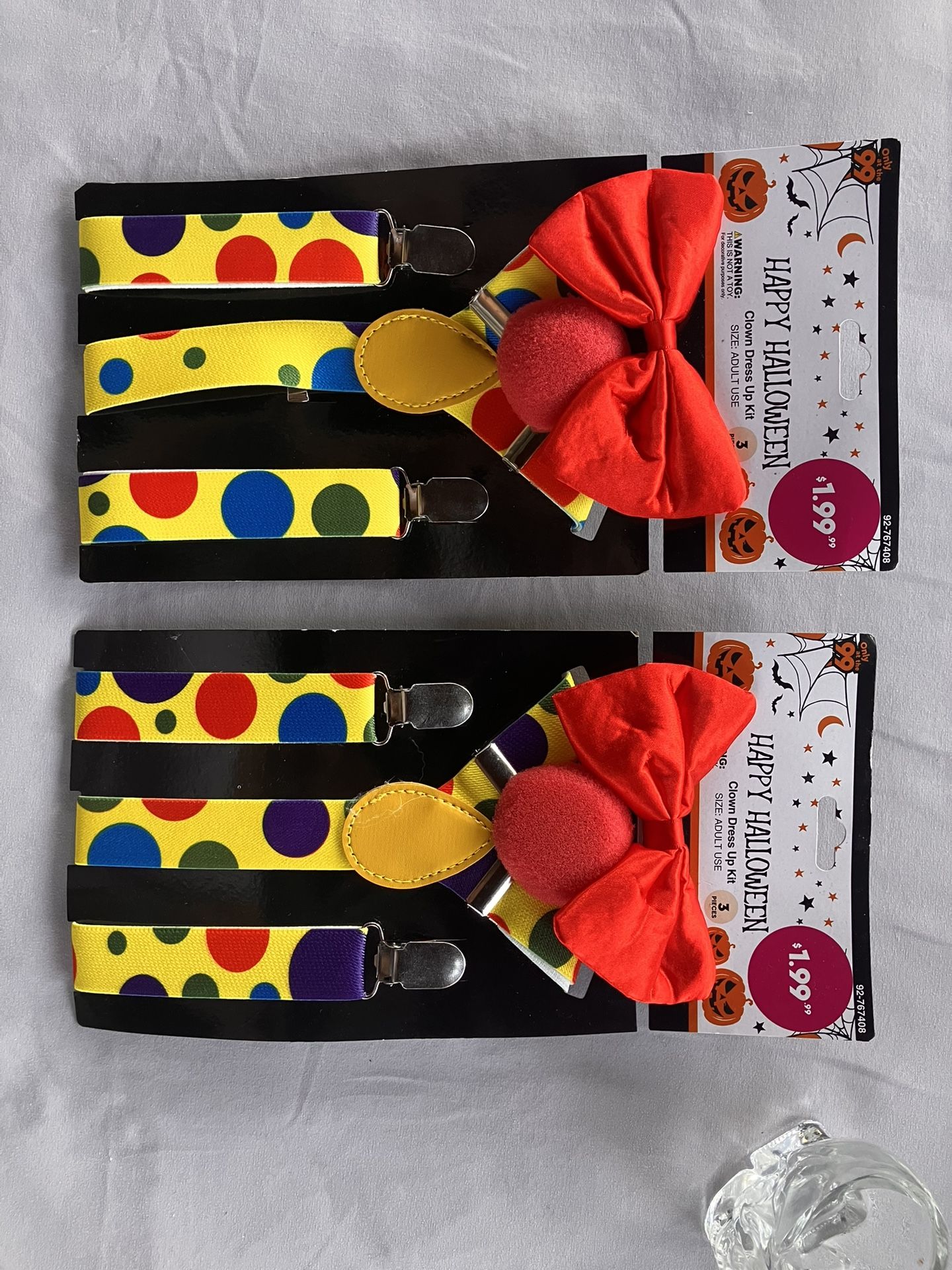 Two Clown Costume Accessories