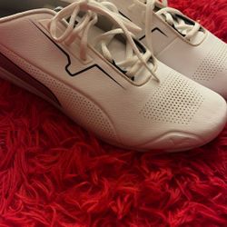 Men’s New Puma Shoes Ferrari White Blue Size 11