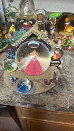 Sleeping beauty snow globe