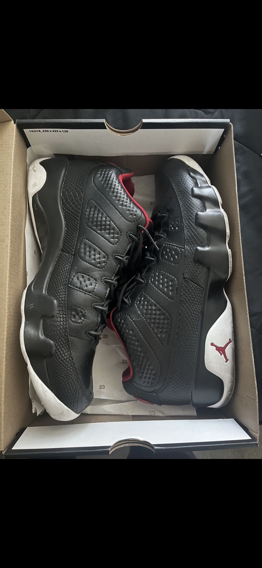 Jordan 9 Black White 