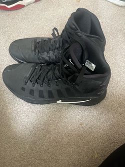 Nike High-Top Basketball Sneakers Black