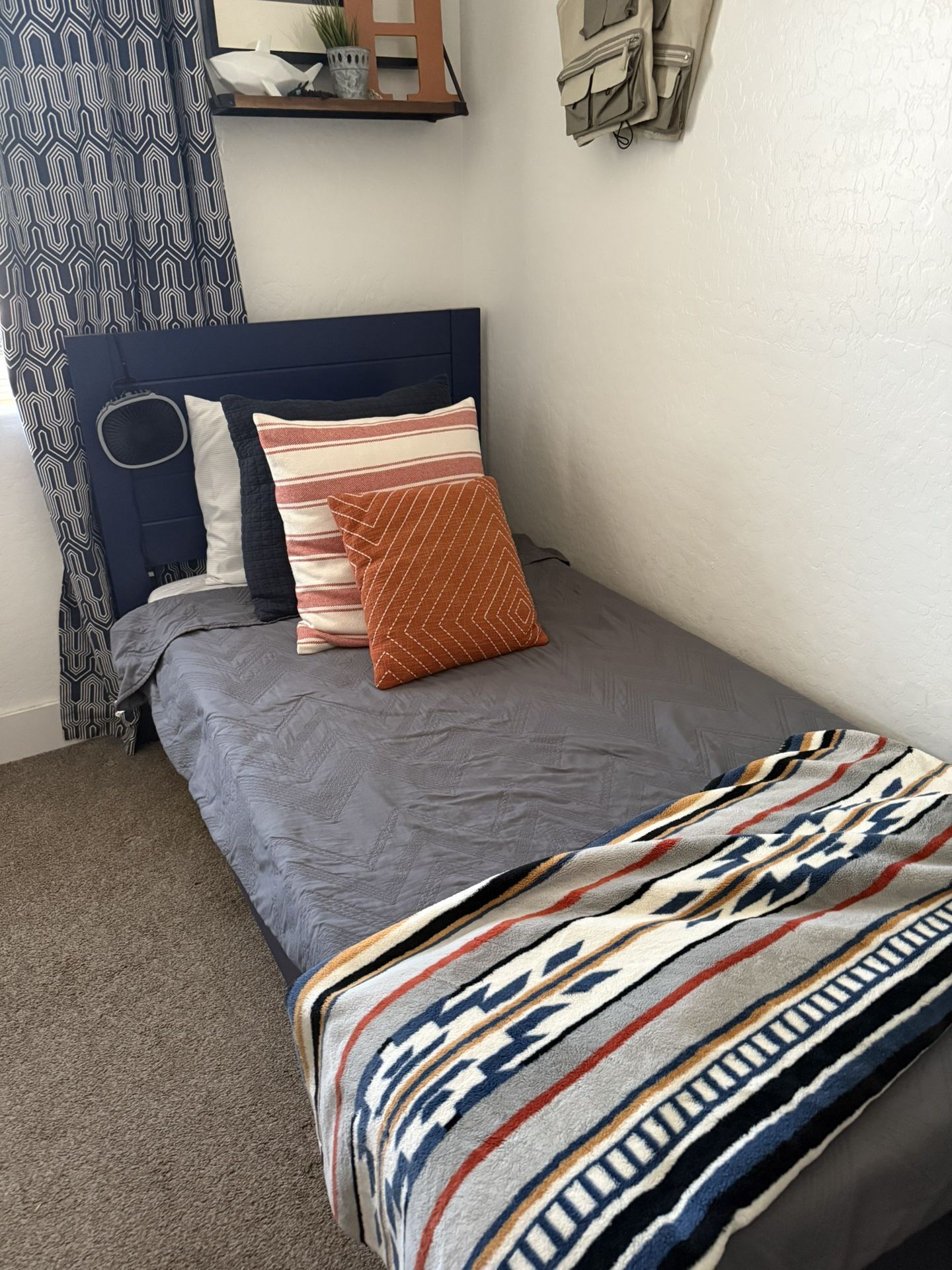 Navy Blue Twin Beds and Mattresses