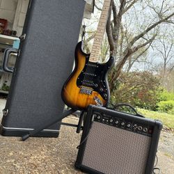Fender Guitar/ Amp/ Case/ Stand 