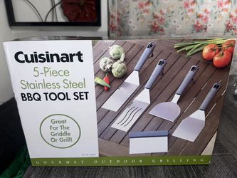 Cuisinart Bbq 5piece Stainless Steel Tool Set