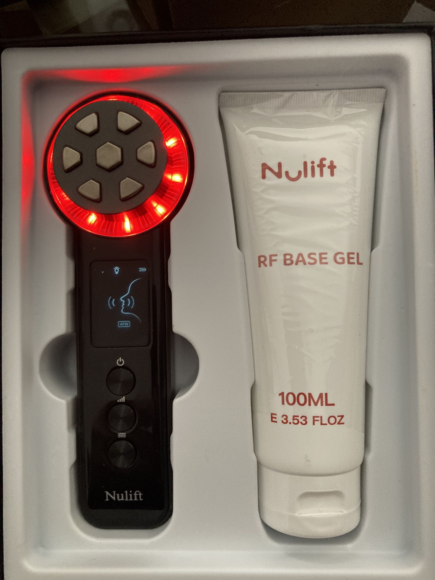 Radio Frequency Skin Tightening Device, Smart Electric Zinc Alloy Facial Beauty Machine with RF-Current Cold Heat for Jawline Lifting, Cheek Firm, Wri