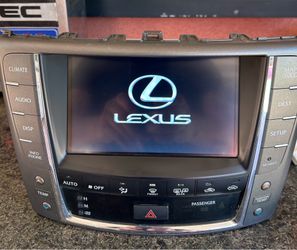 2010 -11-12 LEXUS IS250 -350 RADIO NAVIGATION DISPLAY SCREEN part # 86(contact info removed)0