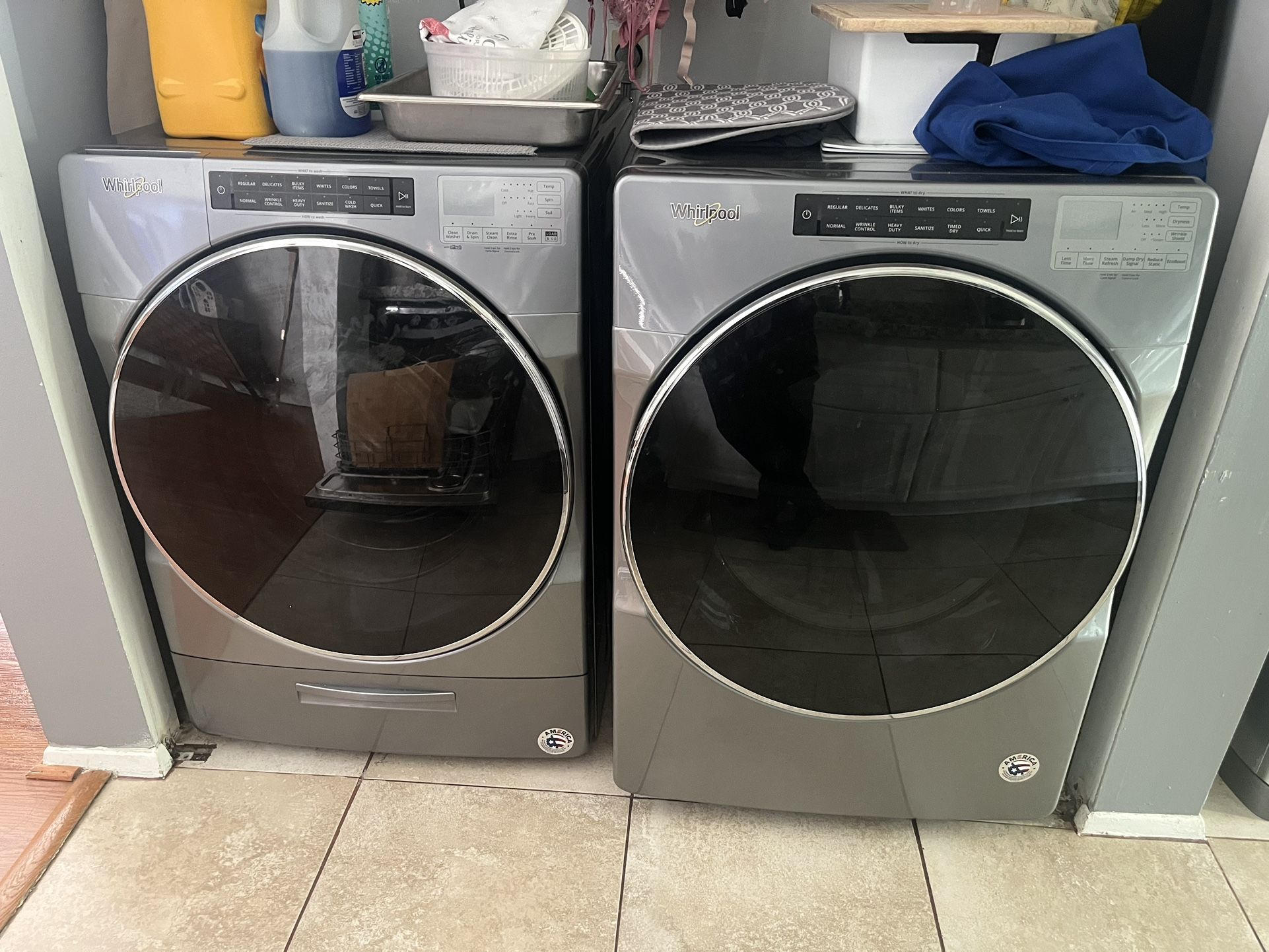 whirlpool washer and dryer