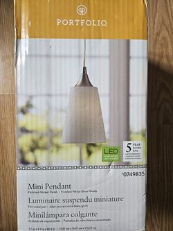 Brand New Pendant Light With Light Bulb