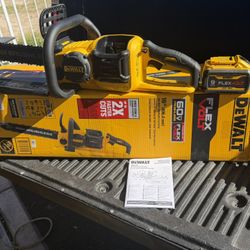 BRANDNEW 16” CHAIN SAW TOOL ONLY $270. WITH 9.0. BATTERY AND CHARGER $450