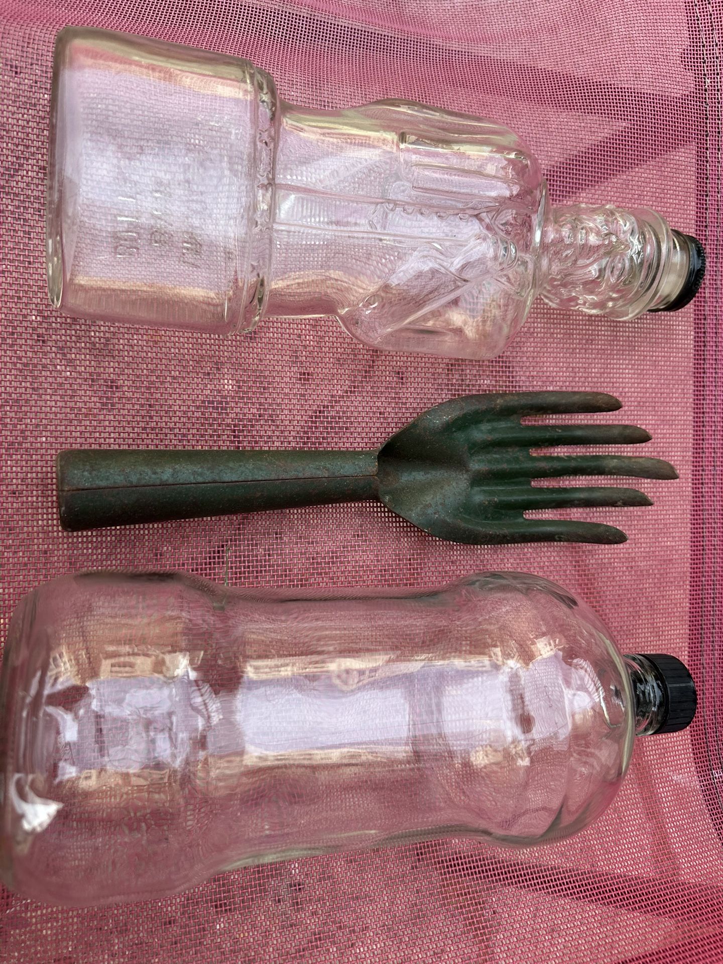 Bottle Vintage Lincoln Bank, Nice Bottle Glass