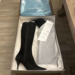 Brand New Nine West Boots With Box & Receipt  6 1/2 Medium 