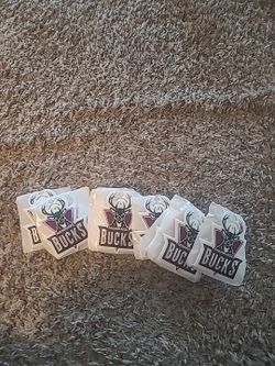 MILWAUKEE BUCKS EMBROIDERED PATCHES LOT OF 10