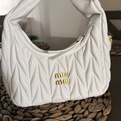 Small White Miu Miu Bag!
