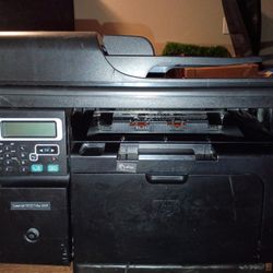 HP LaserJet Pro M1217nfw wireless monochrome all-in-one laser printer. 