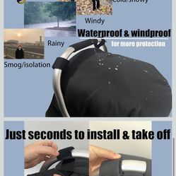 Car Seat Cover For Winter And  Stroller Organizer