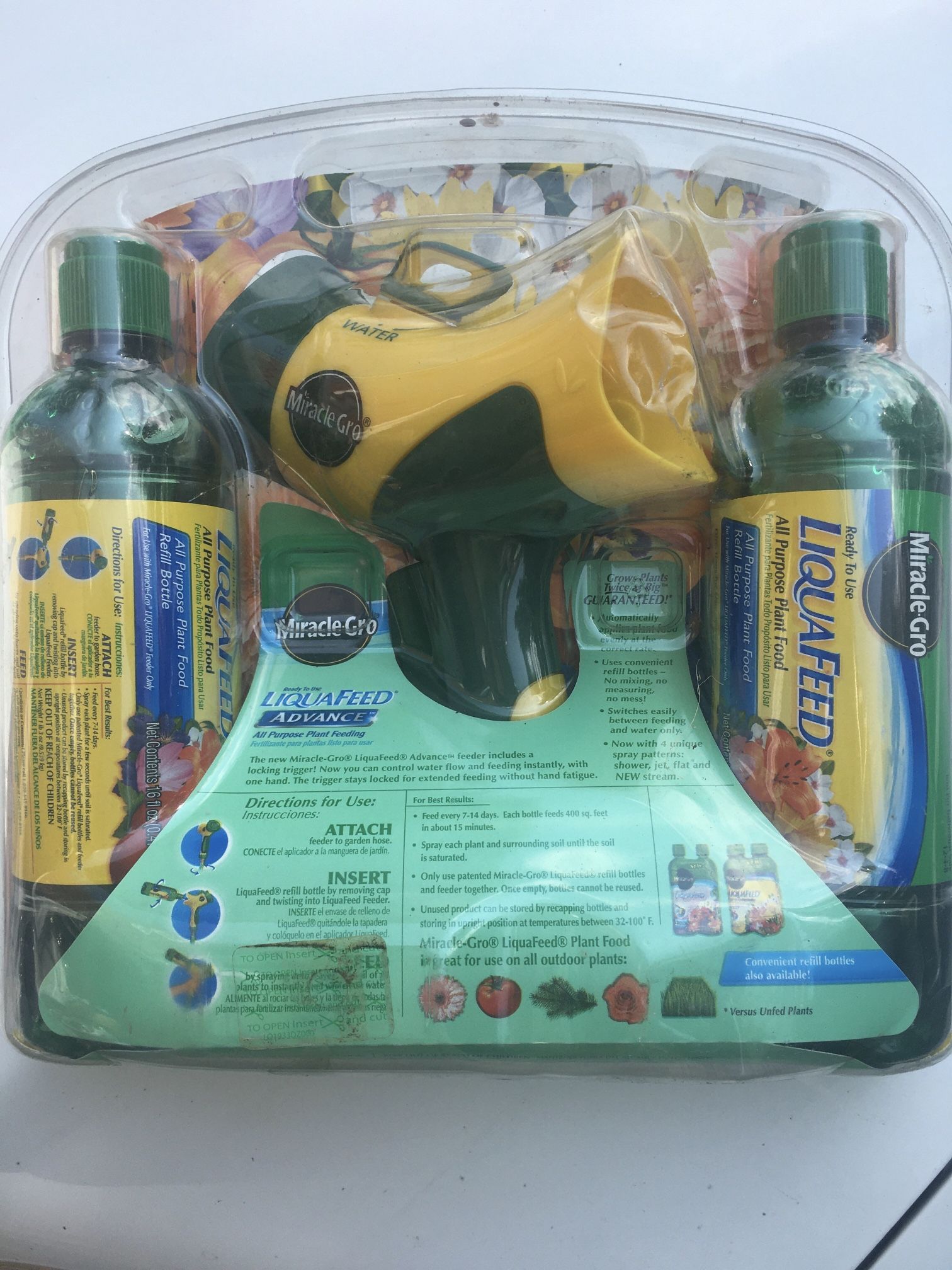 New Miracle Grow Fertilizer Kit